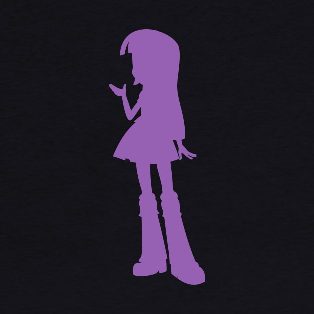 Twilight Sparkle Equestria Girls Silhouette by Wissle
